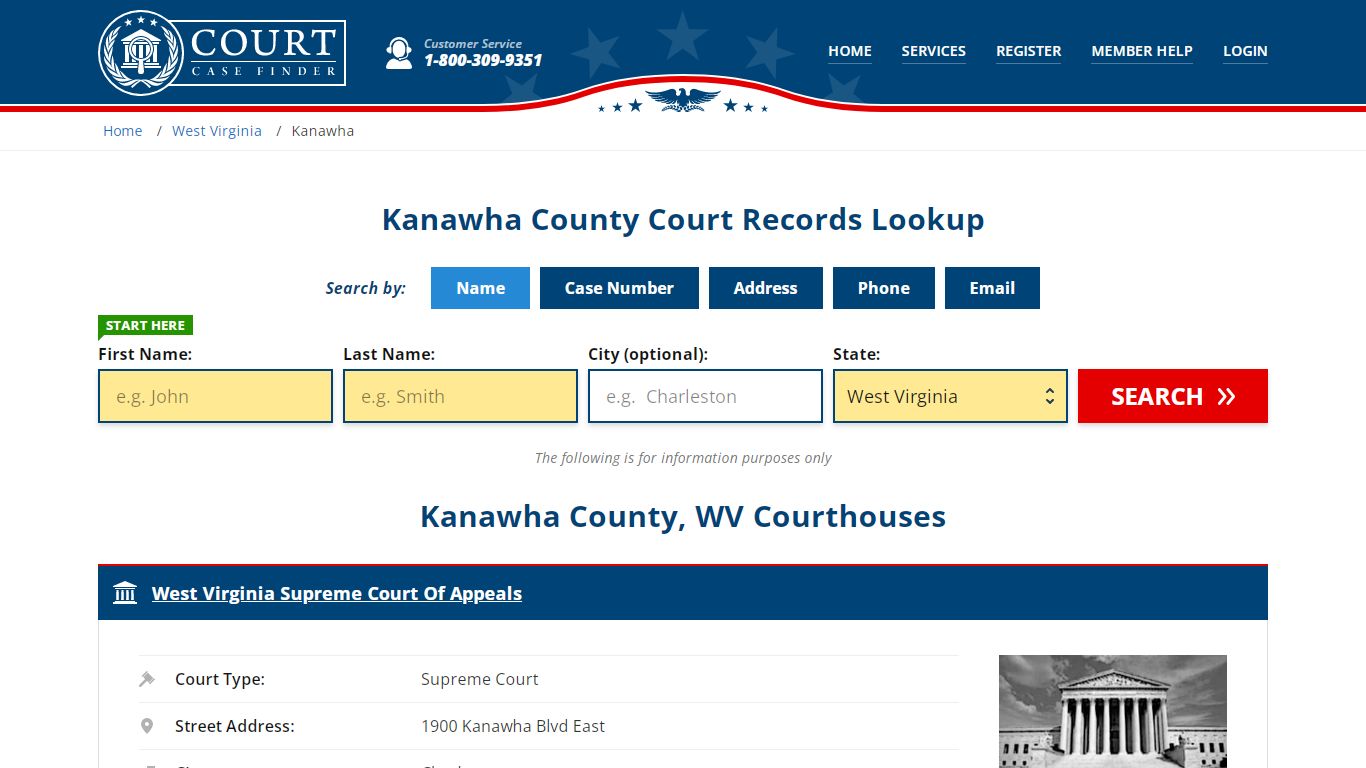 Kanawha County Court Records | WV Case Lookup